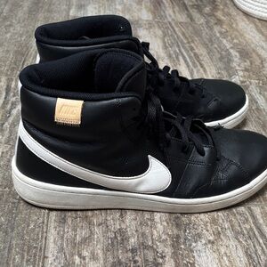 Nike Black and White High-Tops